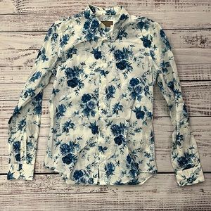 Zara Man Floral Button Up